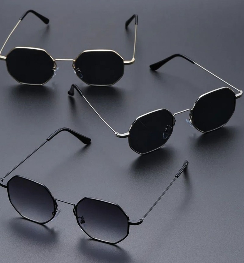 Metal Photo Panel - Sexy Small Square Sunglasses Women Luxury