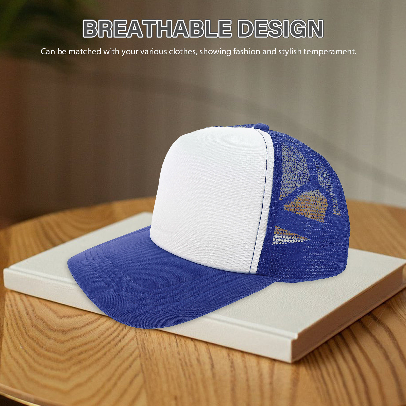 10Pcs Blank Mesh Baseball Hats - огляд і ціна Hat Sublimation Blank