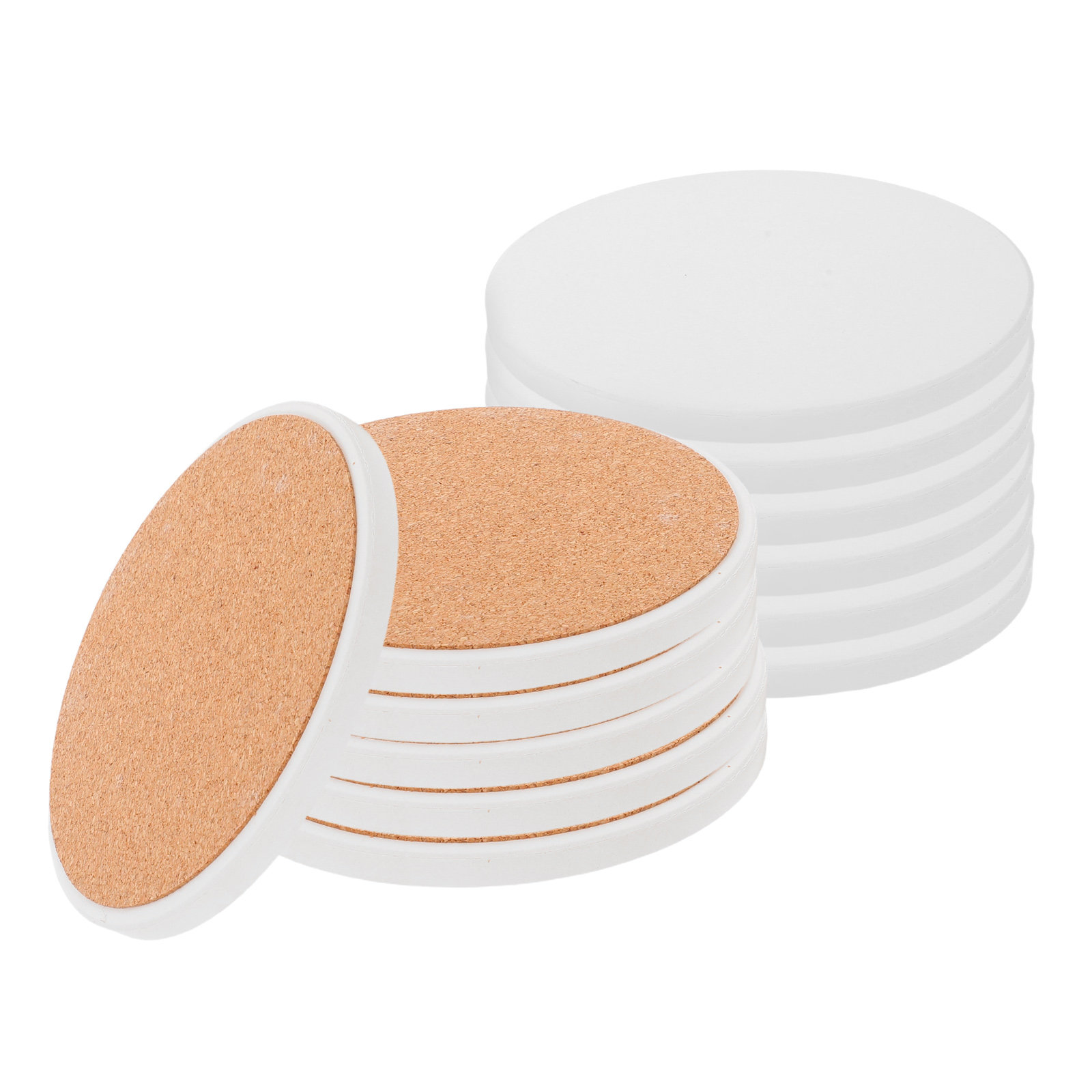 12Pcs Round Blank Ceramic Coas - огляд і ціна Coaster Sublimation Blank