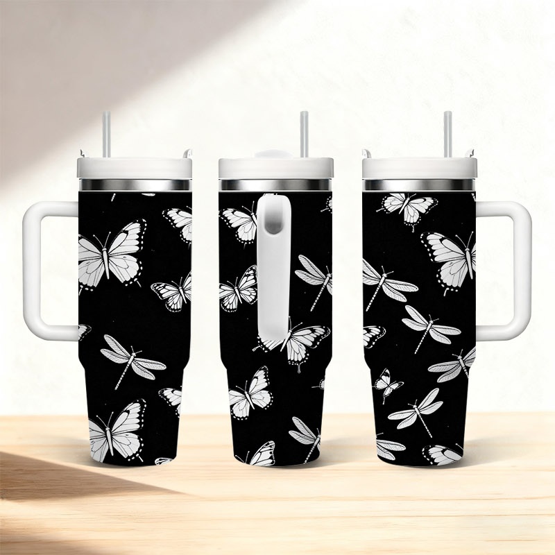 1pc 40 Oz Stainless Steel Doub - огляд і ціна Sublimation Mug White